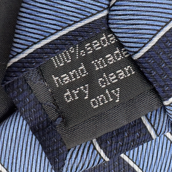 Bella Moda 100% Silk Dress Tie Bold Classic Stripe Pattern 60" 3.75" - Picture 7 of 10